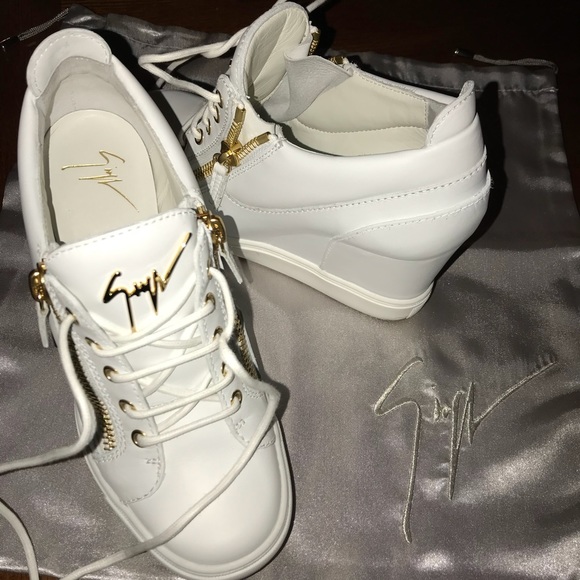 Giuseppe Zanotti Shoes - Giuseppe Zanotti wedge sneaker size 8